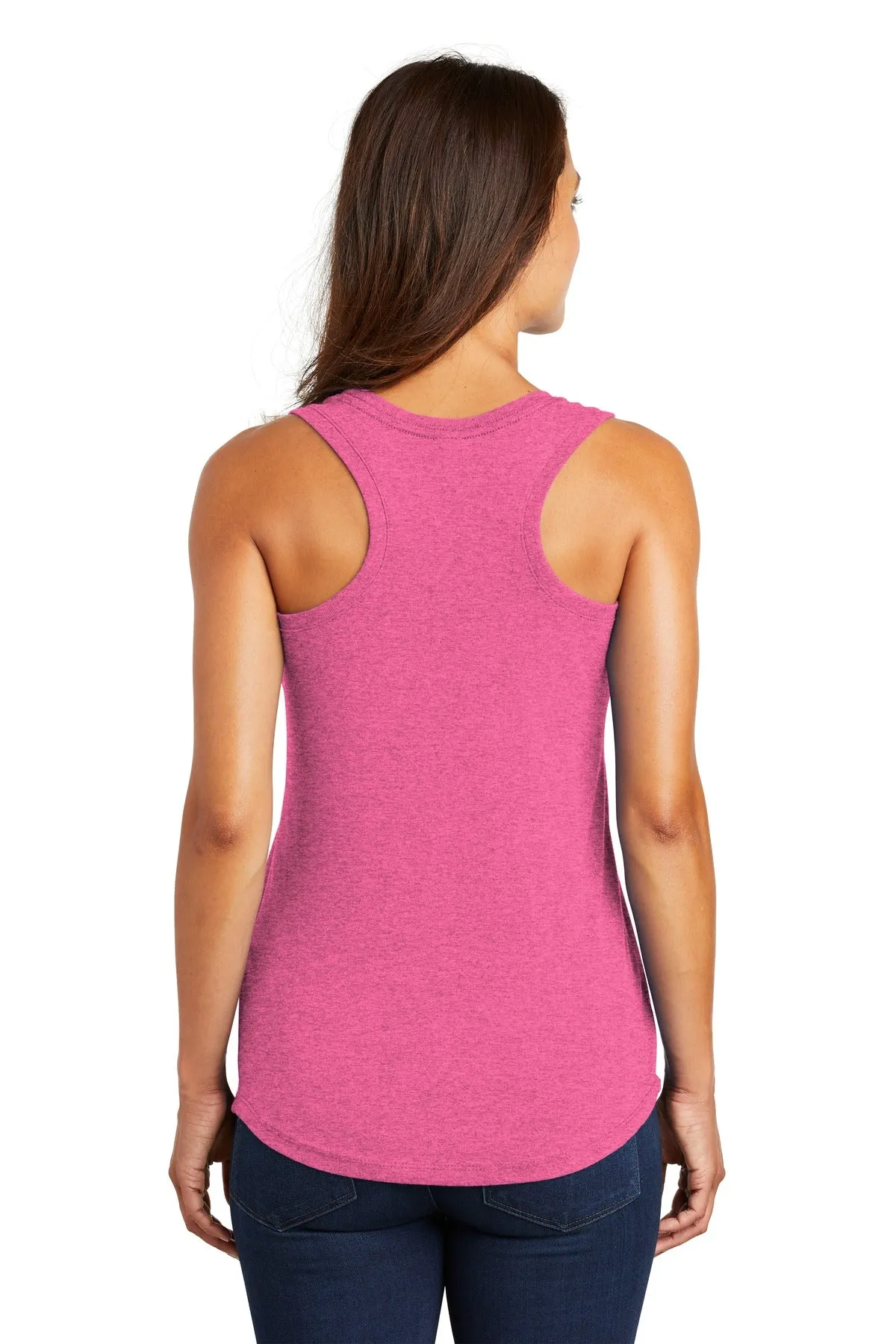 District Women's Perfect Tri Racerback Tank. DM138L