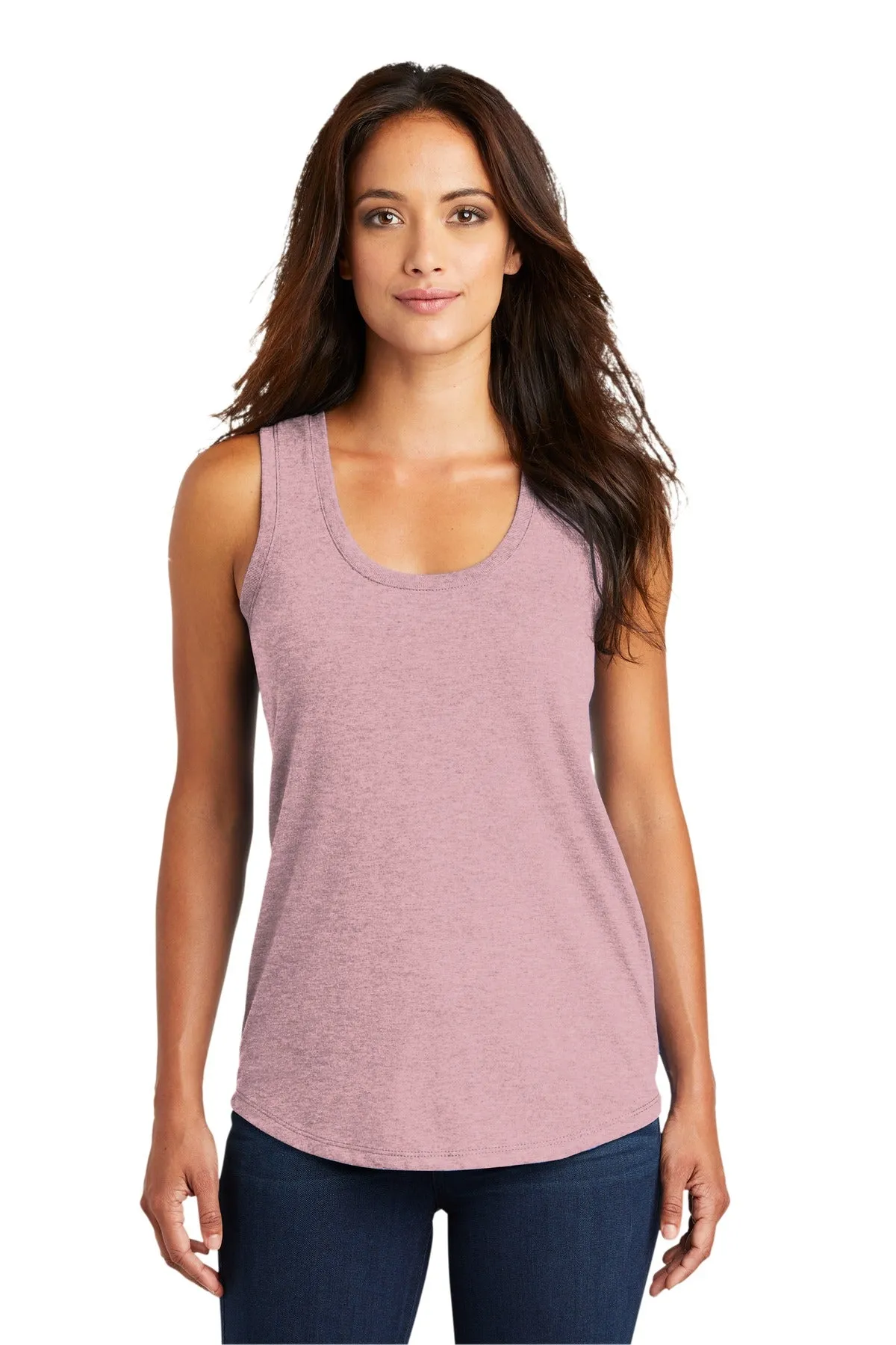 District Women's Perfect Tri Racerback Tank. DM138L