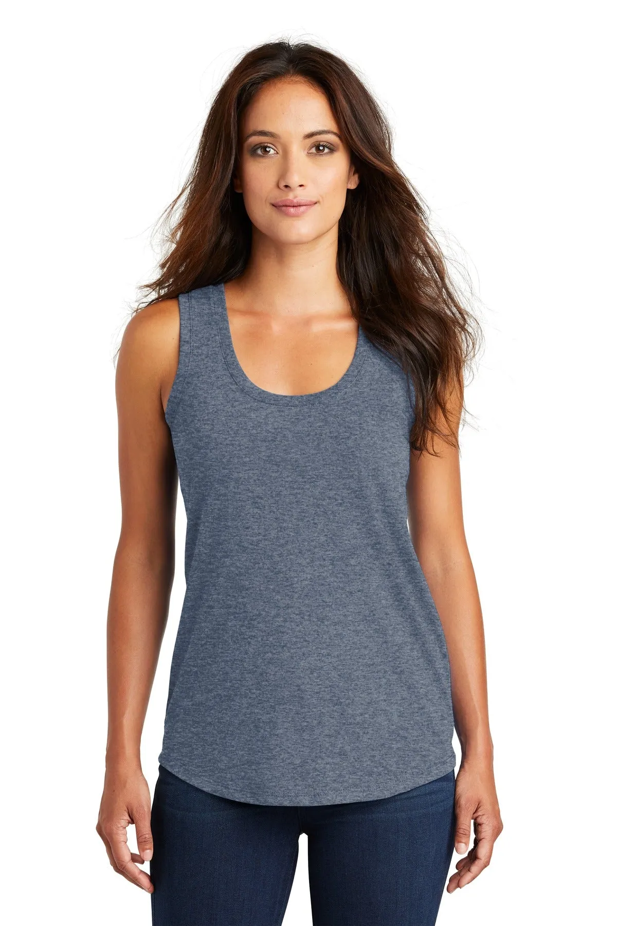 District Women's Perfect Tri Racerback Tank. DM138L