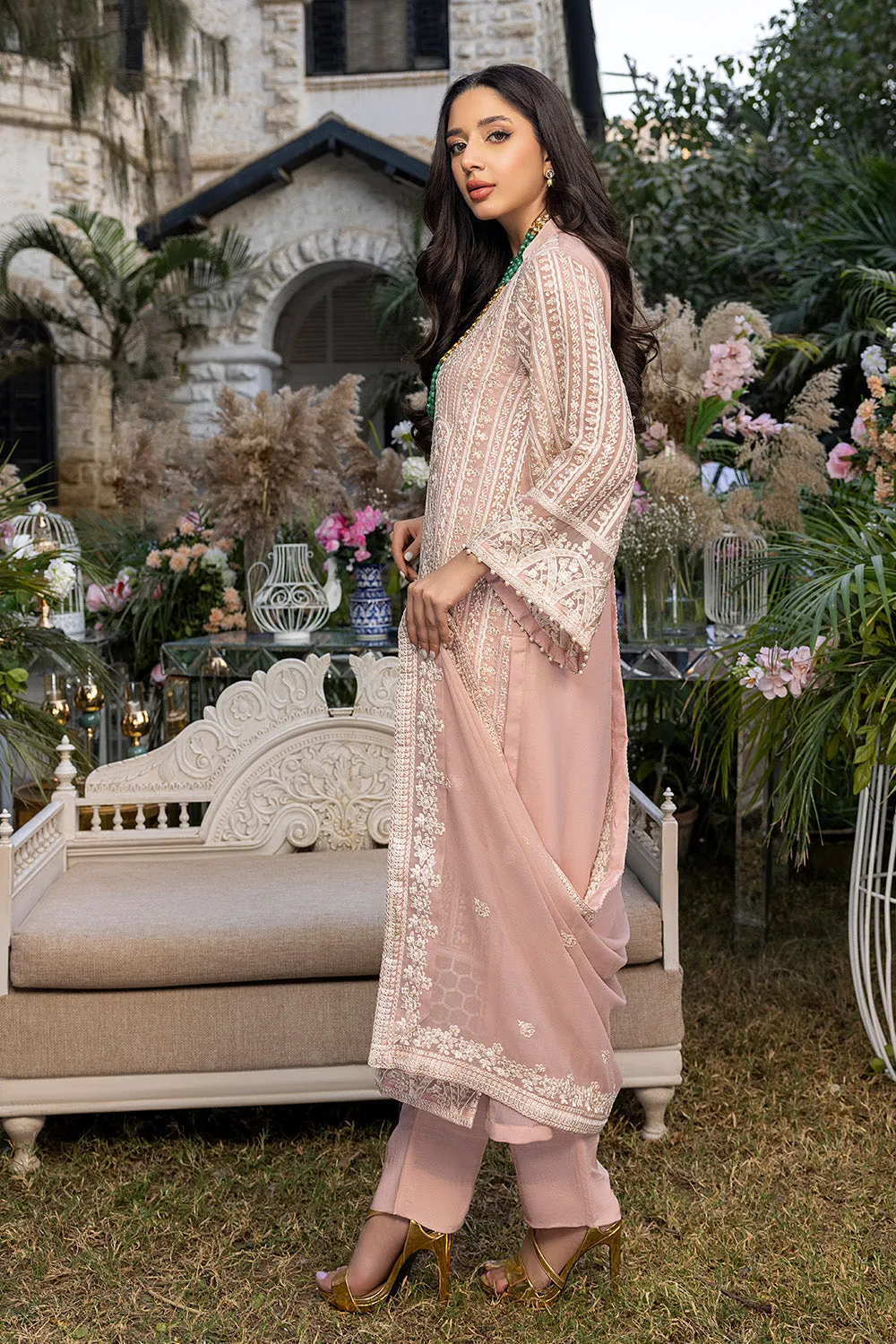 Divine Muse | Azure Luxe Embroidered 3pcs Collections 2023
