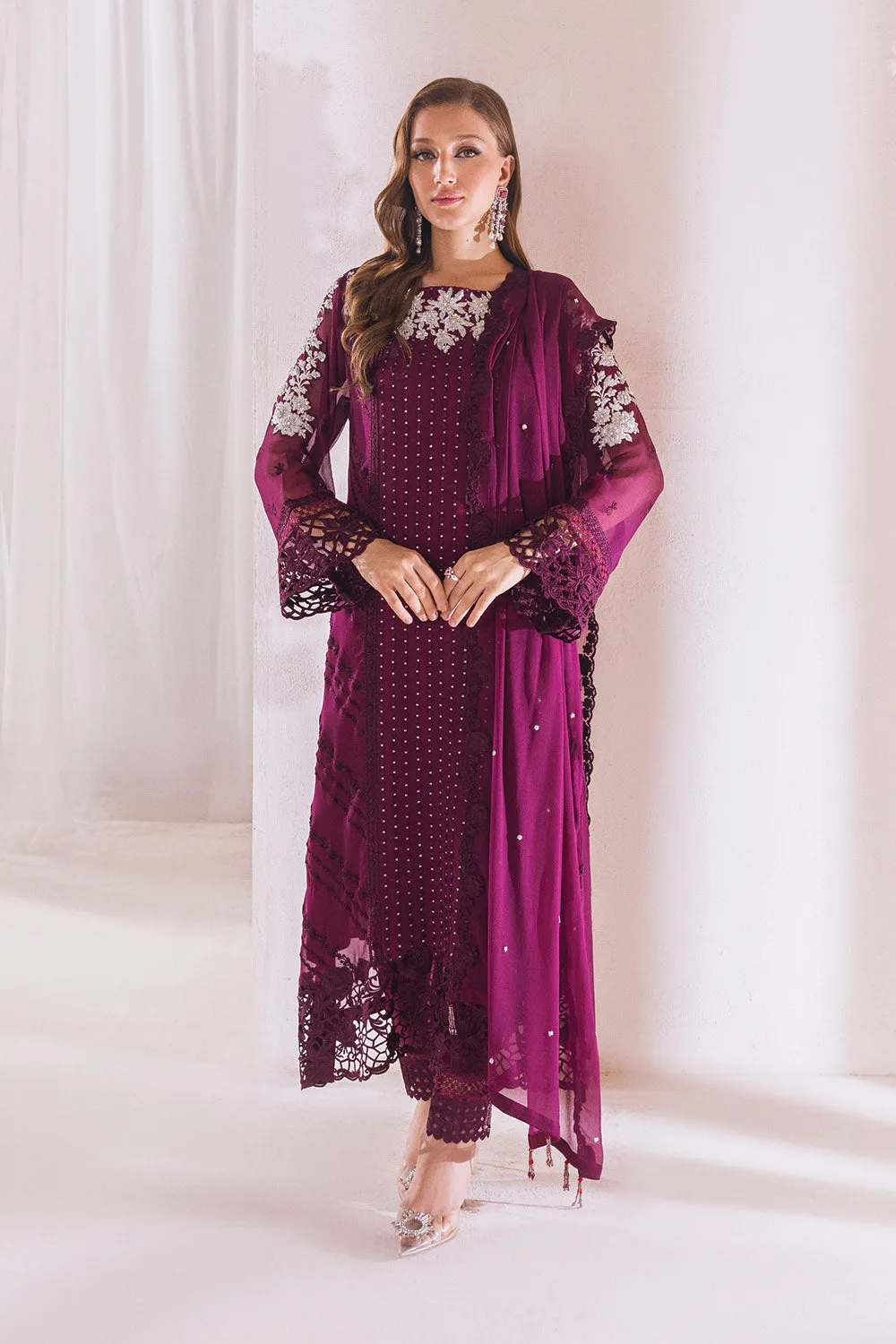 Dreamy Glint |  Azure Ensembles Chiffon 3PCS 2023