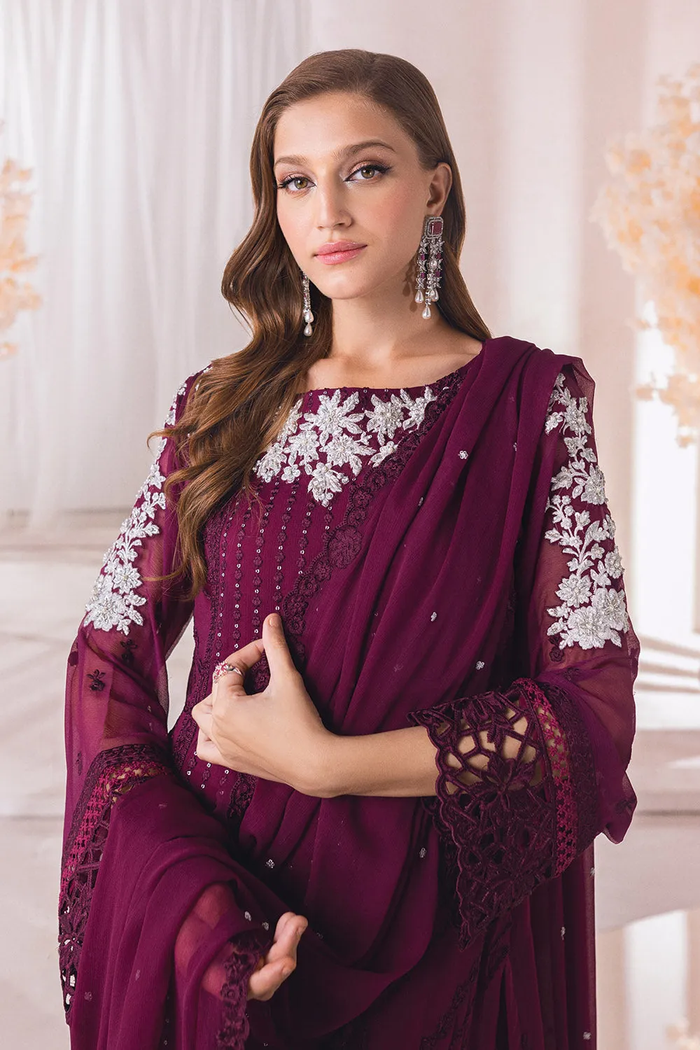 Dreamy Glint |  Azure Ensembles Chiffon 3PCS 2023