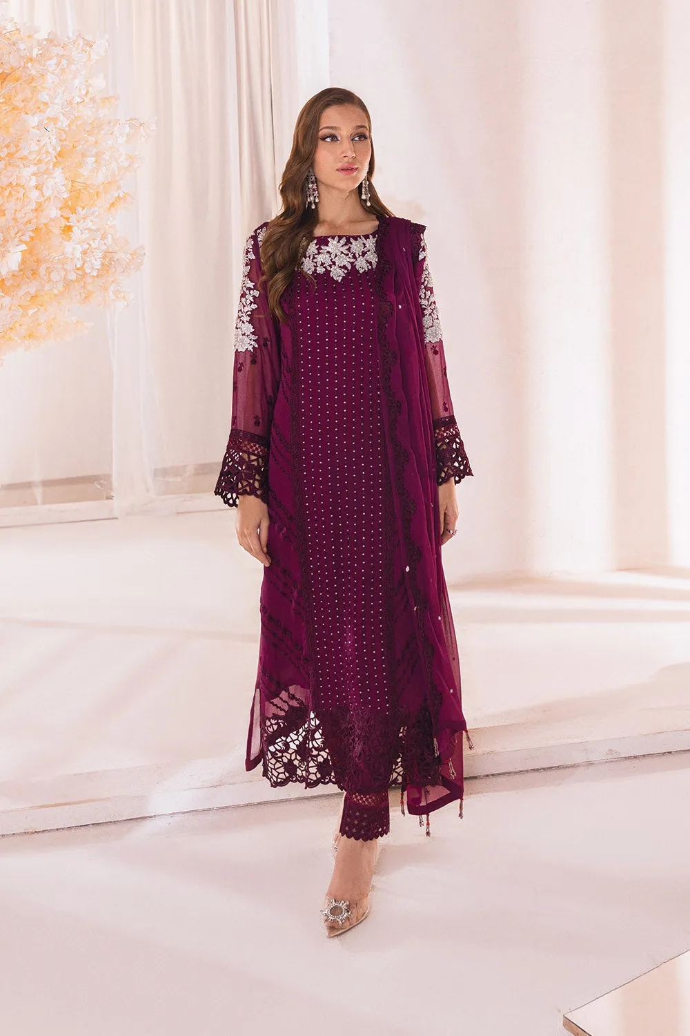 Dreamy Glint |  Azure Ensembles Chiffon 3PCS 2023