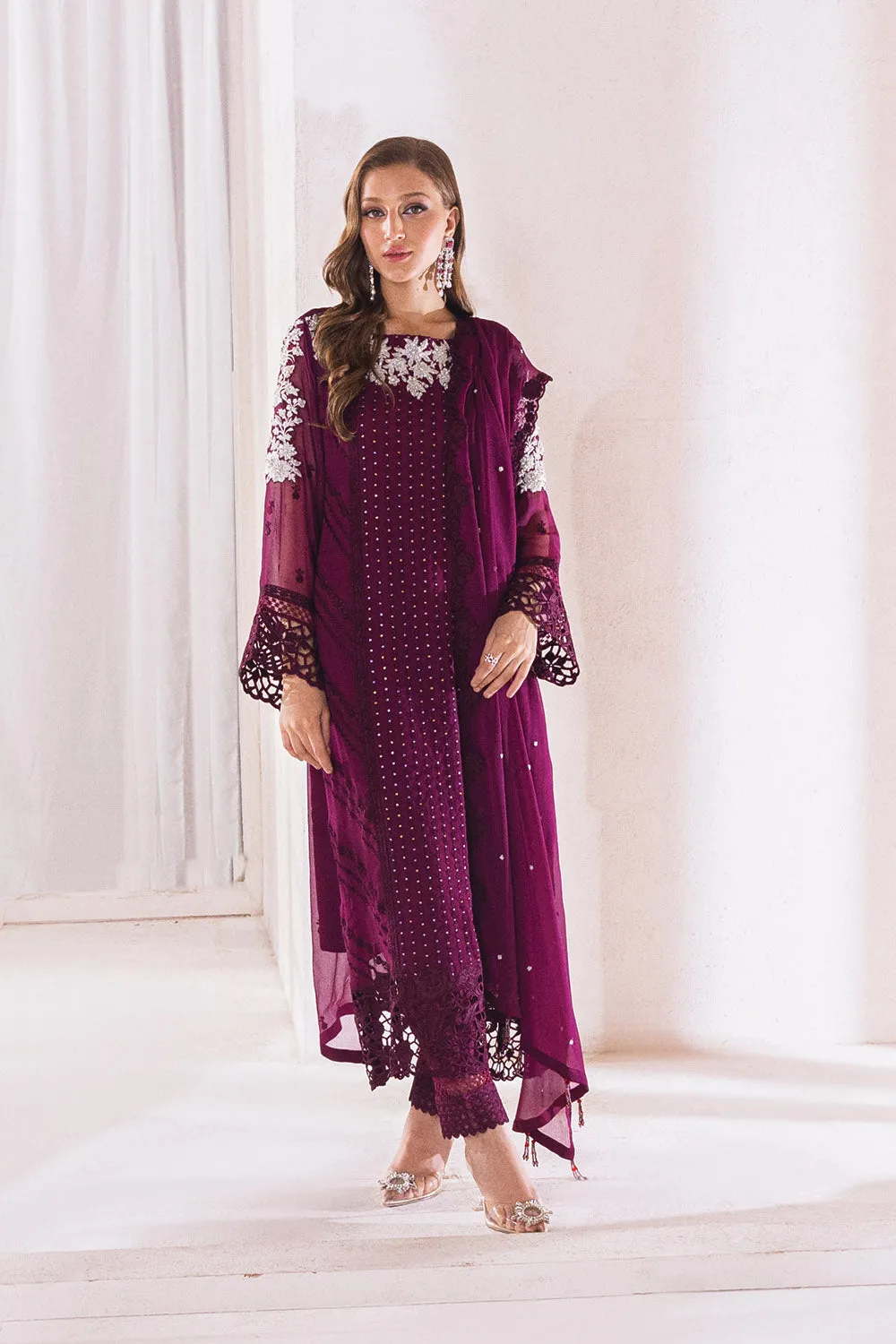 Dreamy Glint |  Azure Ensembles Chiffon 3PCS 2023
