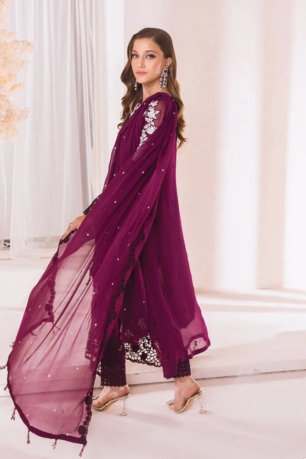 Dreamy Glint |  Azure Ensembles Chiffon 3PCS 2023