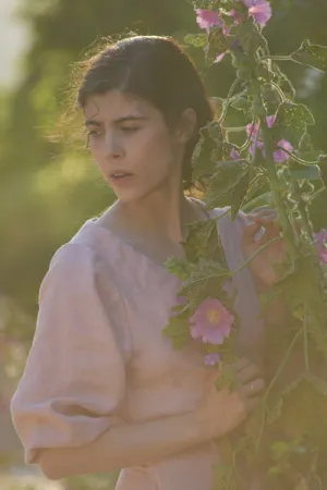 Edith Linen Wrap Dress in Rose (Pre-Order, Ships April 15)