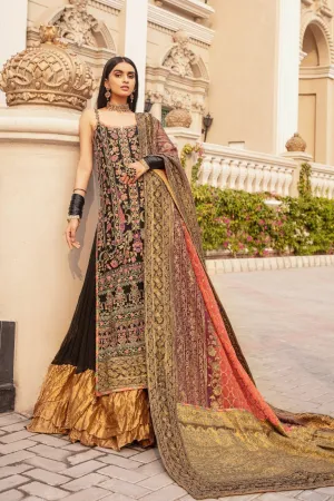Embroidered Chiffon Shirt with Lehnga  #Y6245