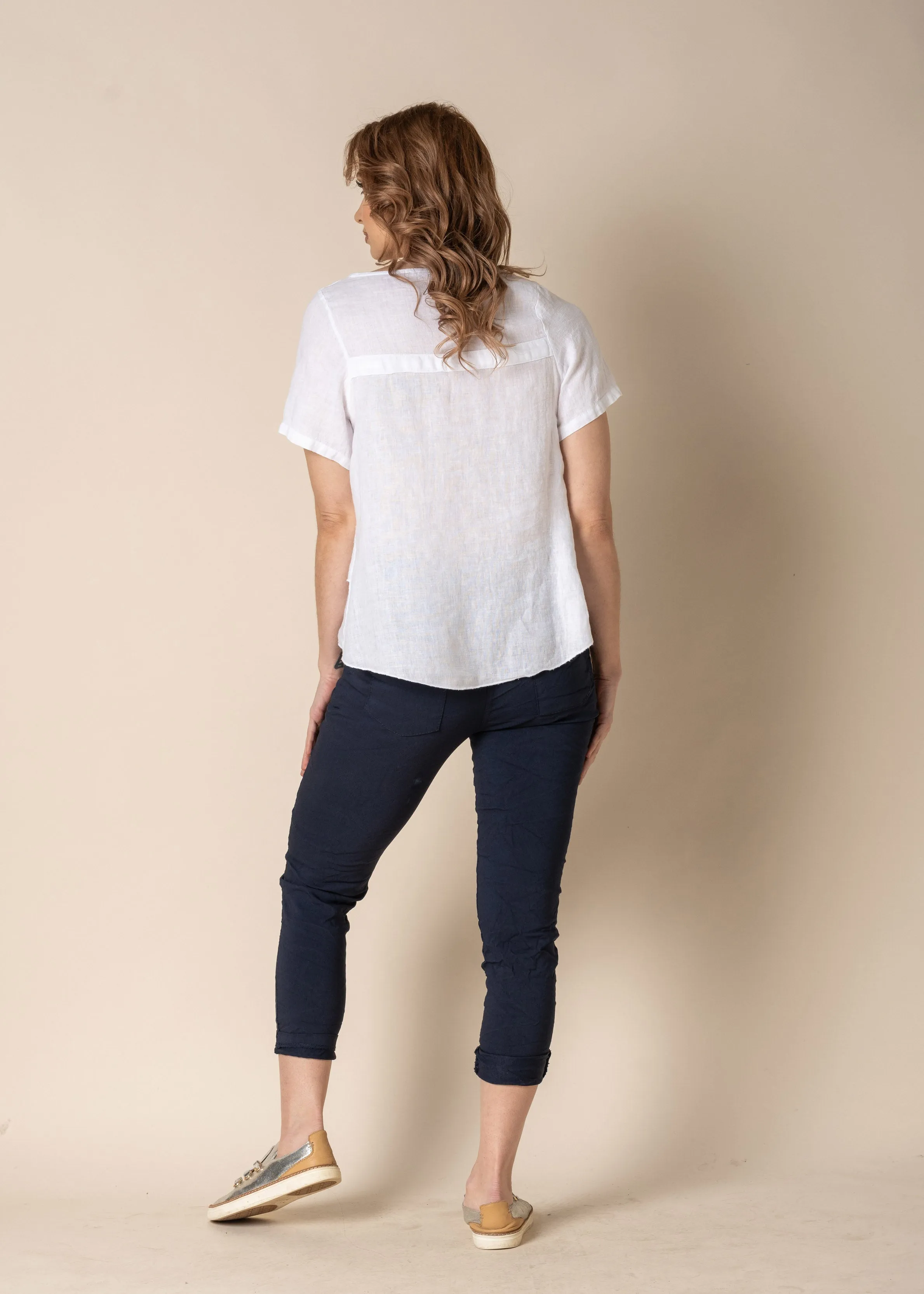 Fallon Top in White