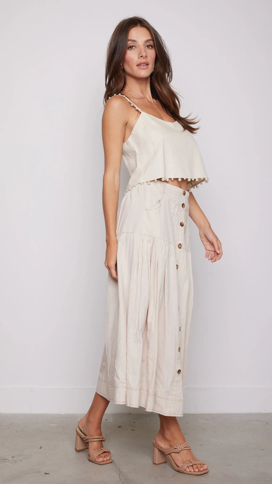 Fija Linen Top