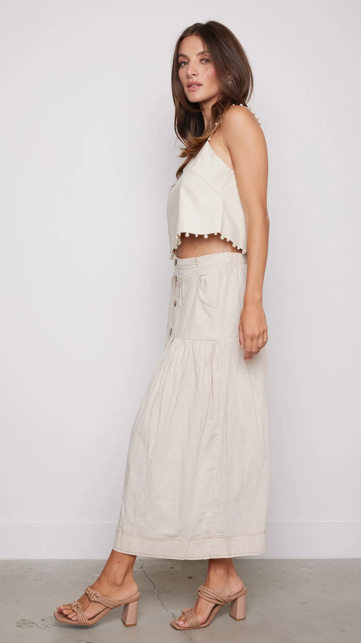 Fija Linen Top