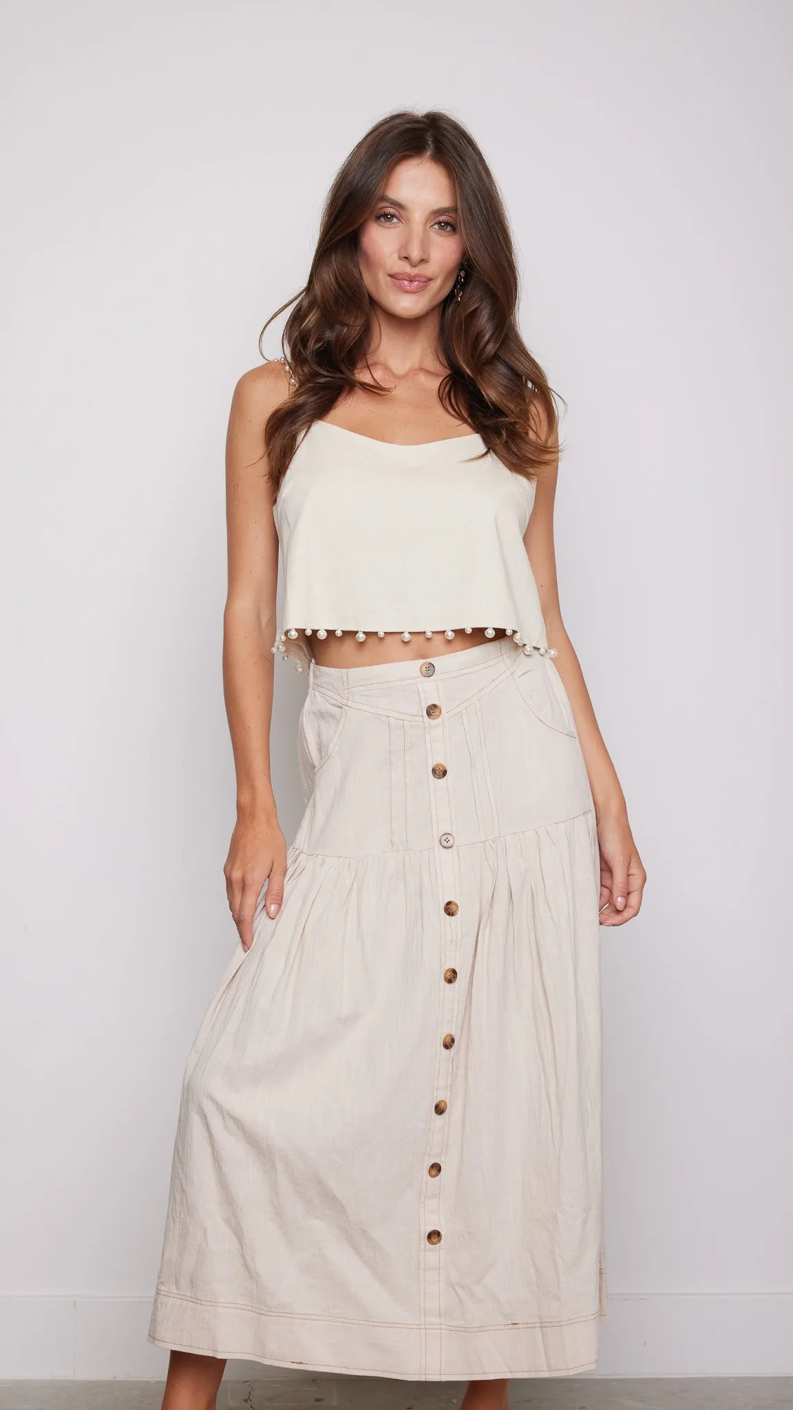 Fija Linen Top