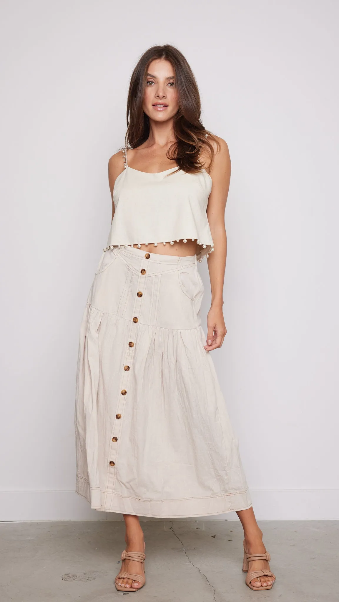 Fija Linen Top