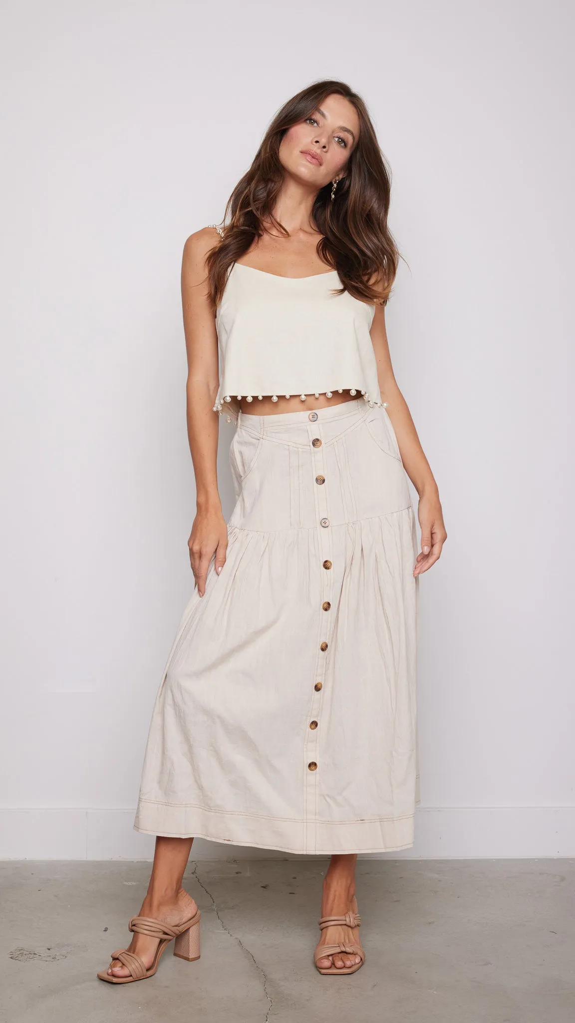 Fija Linen Top