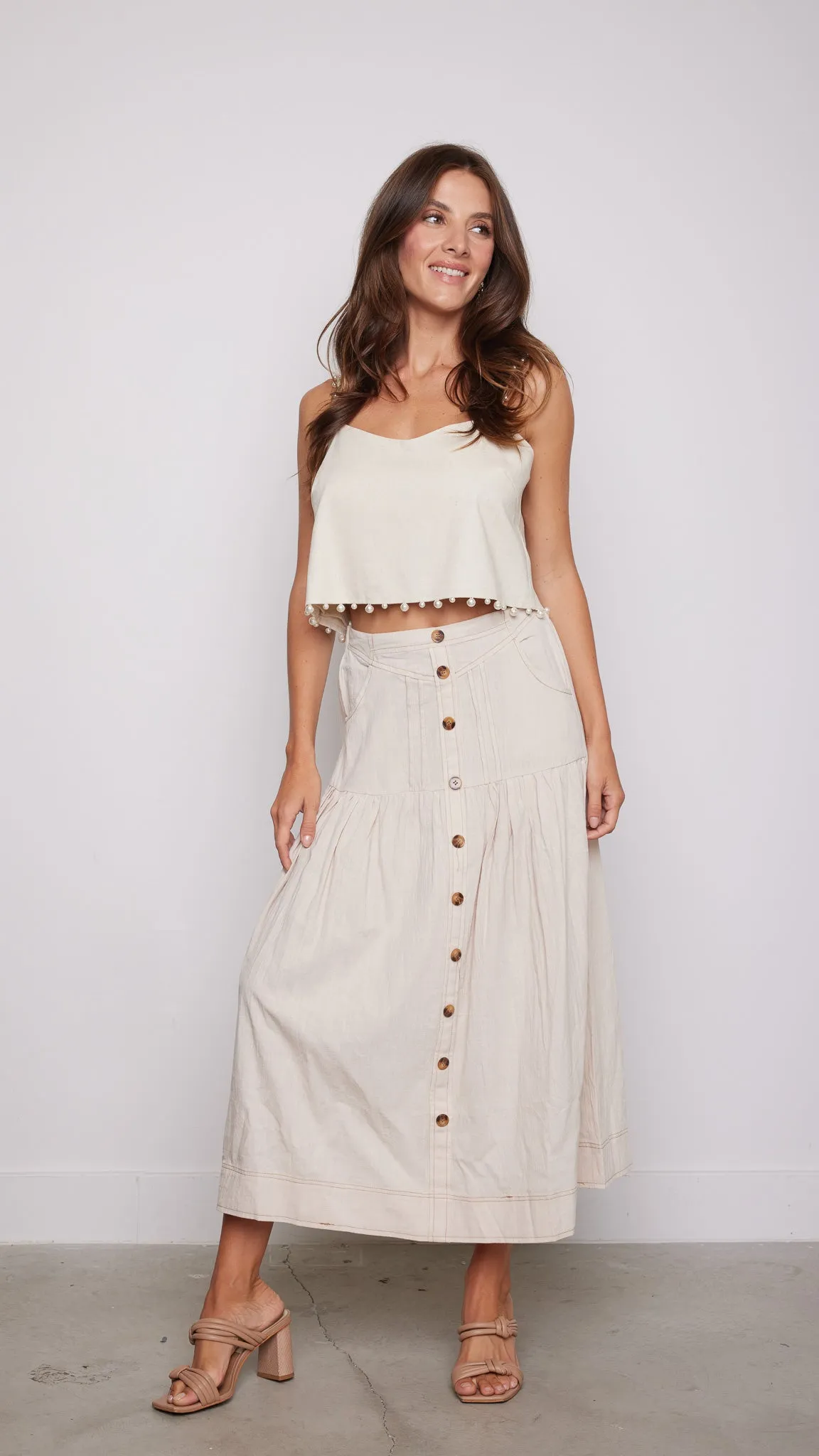 Fija Linen Top