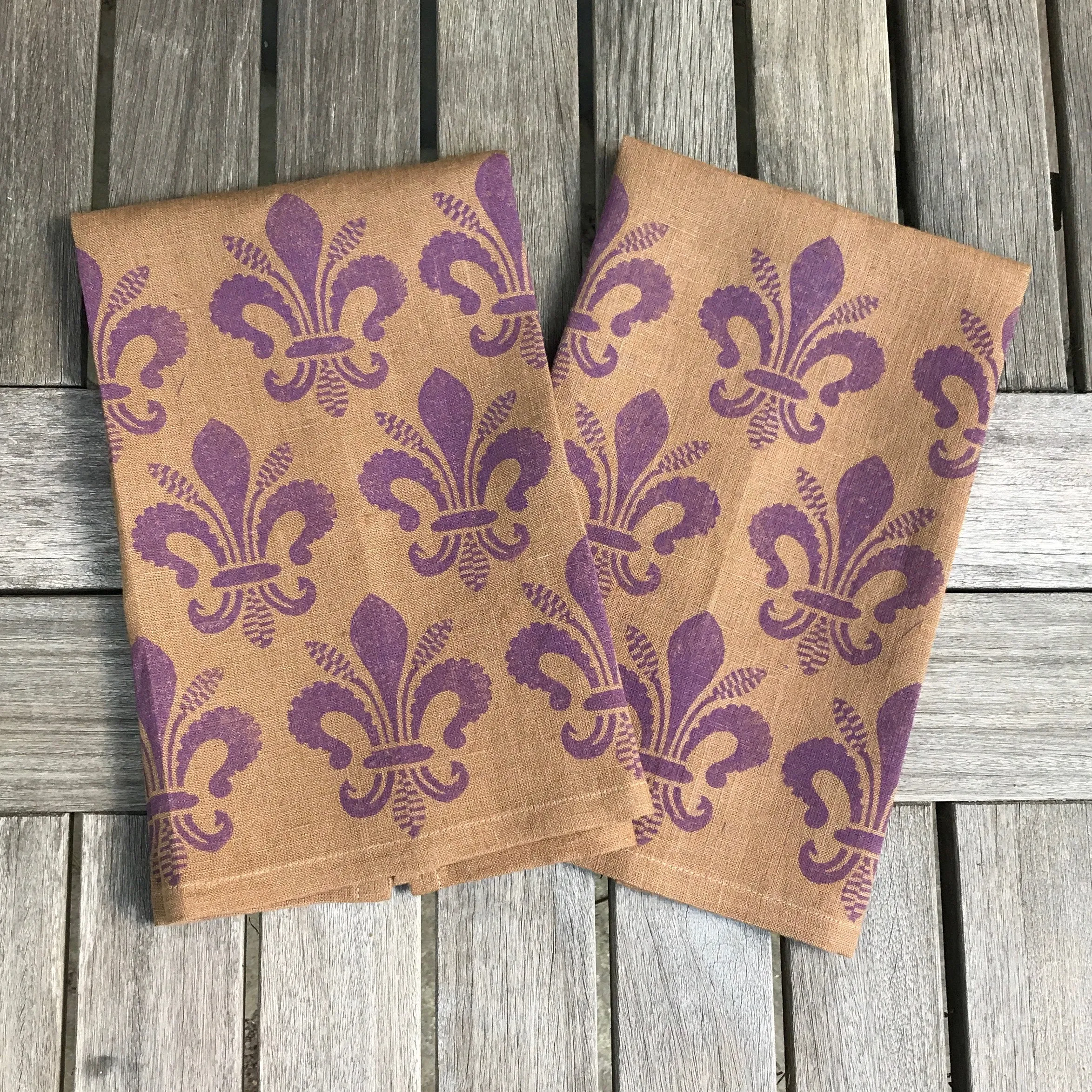 Florentine Lily Tea Towel