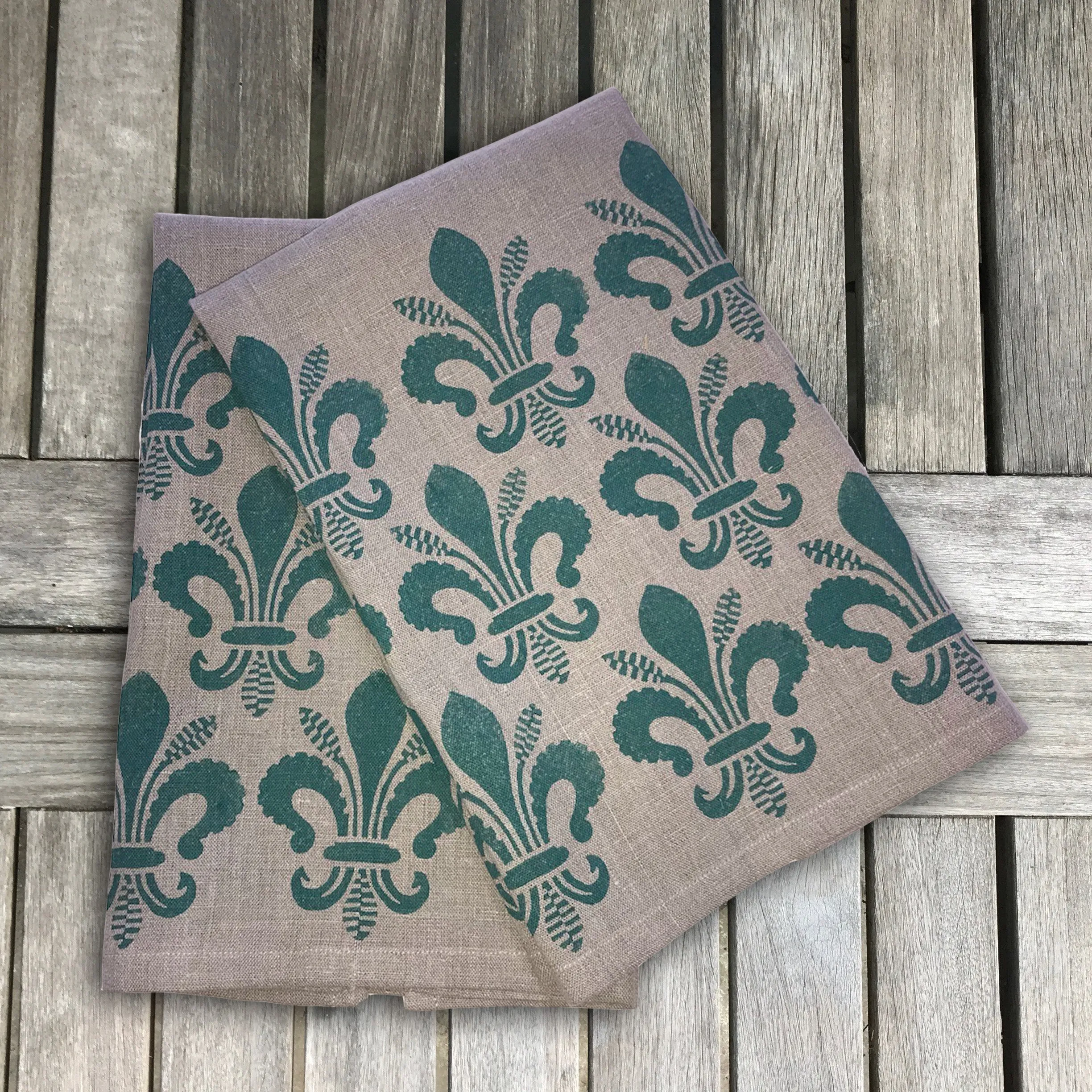 Florentine Lily Tea Towel