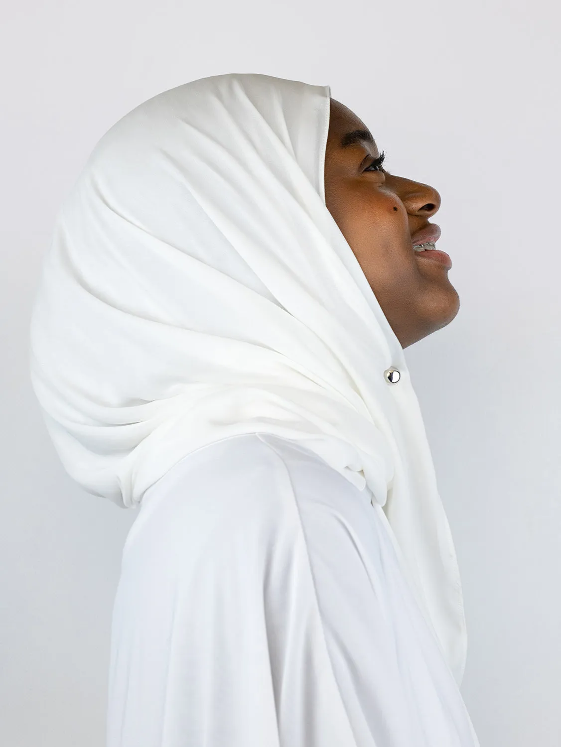 Flower Chiffon Hijab Baby's Breath