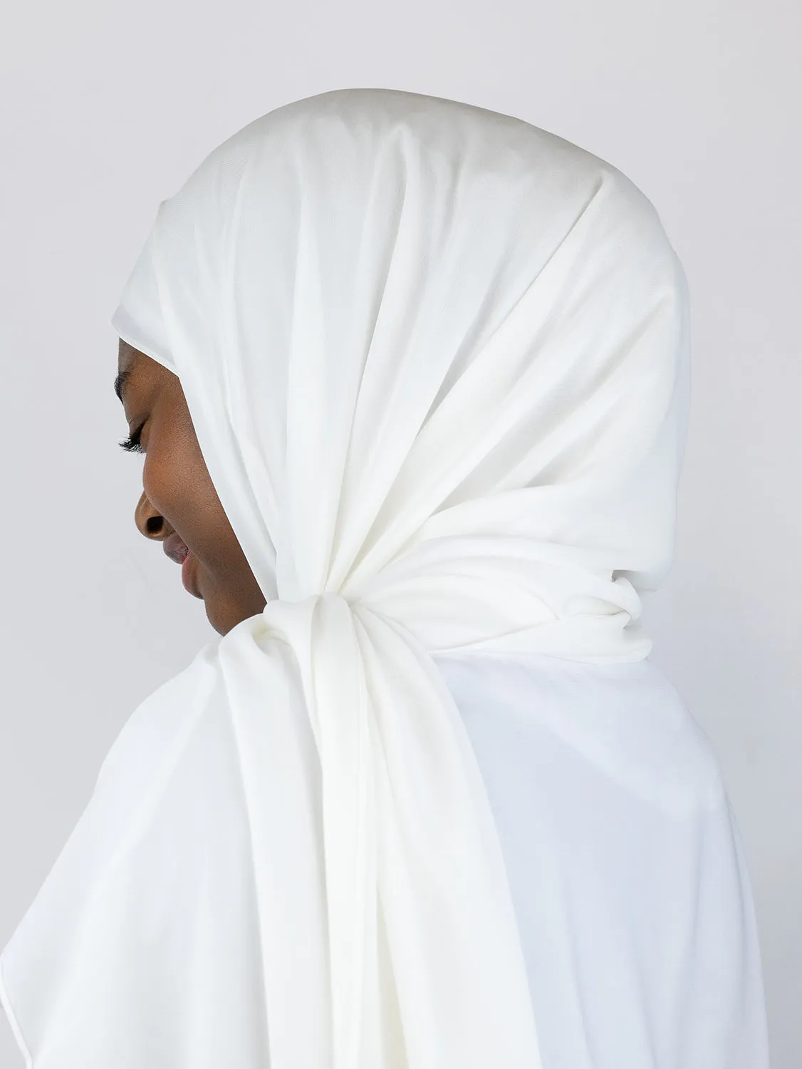 Flower Chiffon Hijab Baby's Breath