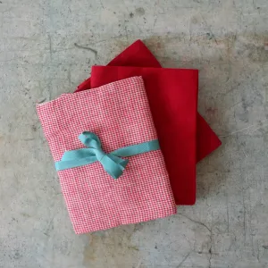 Fog Linen Full Apron, Red - 2 Options