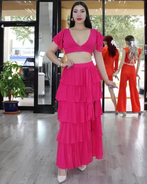 Forever Yours Hot Pink  Kankan Skirt Layer Set