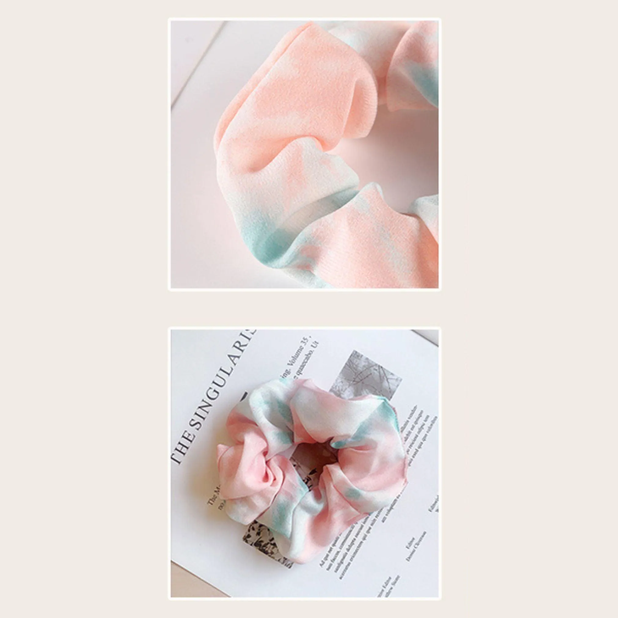 Ginger Chiffon Scrunchie