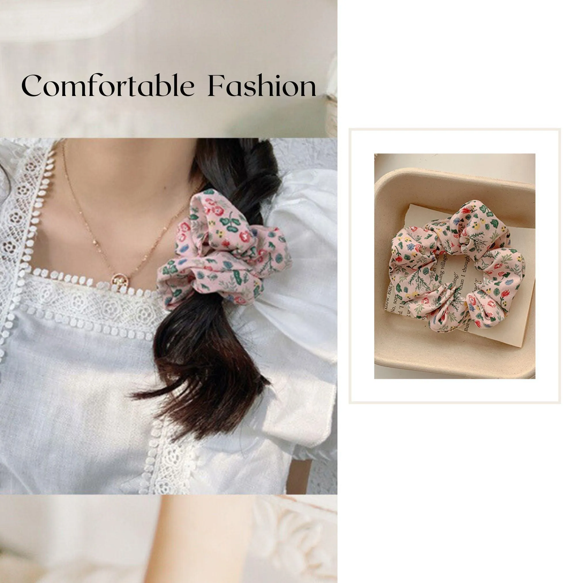 Ginger Chiffon Scrunchie