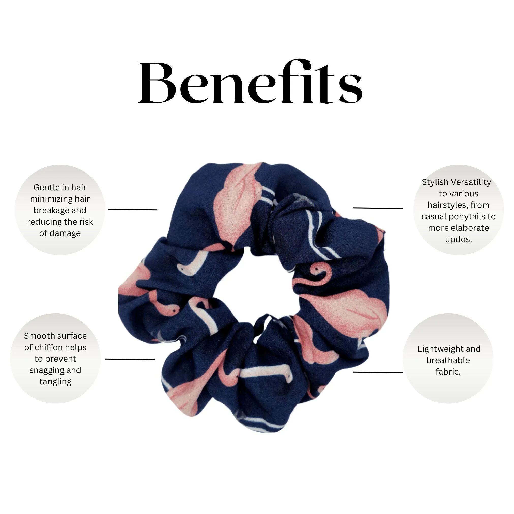 Ginger Chiffon Scrunchie
