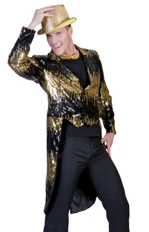 Glitter Tailcoat Gold Medium  Costume