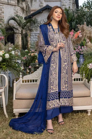 Granite | Azure Luxe Embroidered 3pcs Collections 2023