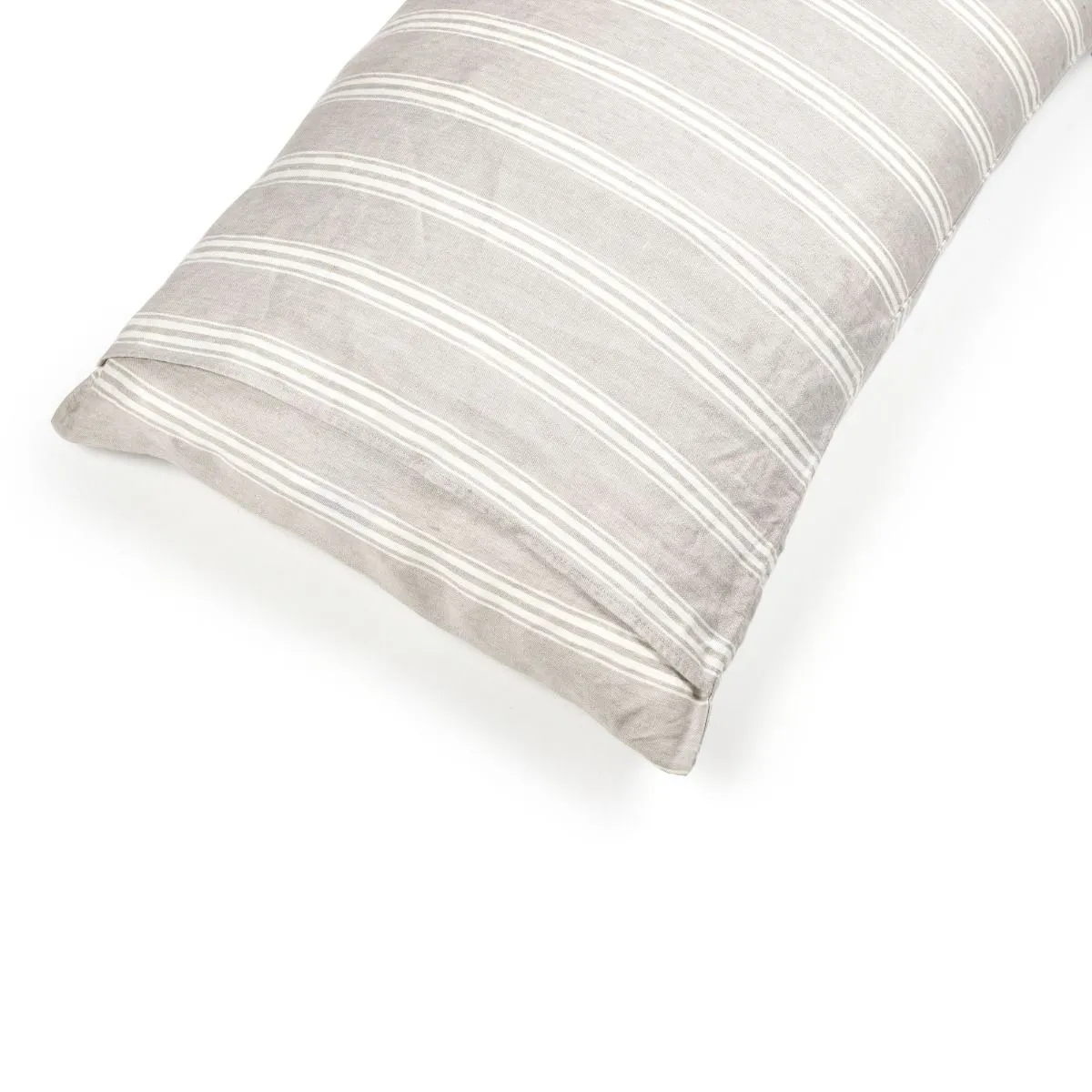 guest house stripe pillowcases & shams