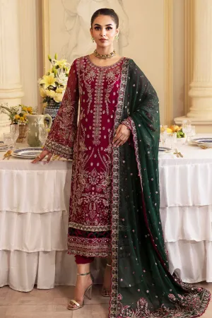 GULAAL | Embroidered Chiffon '24 V1 | Blanca
