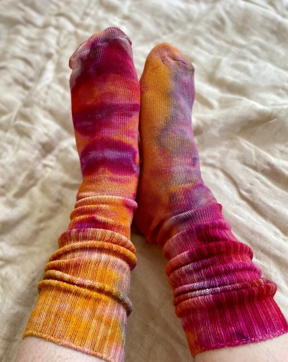 Hand Dyed Bamboo Socks (9 colors)