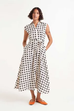Heart Print Dress