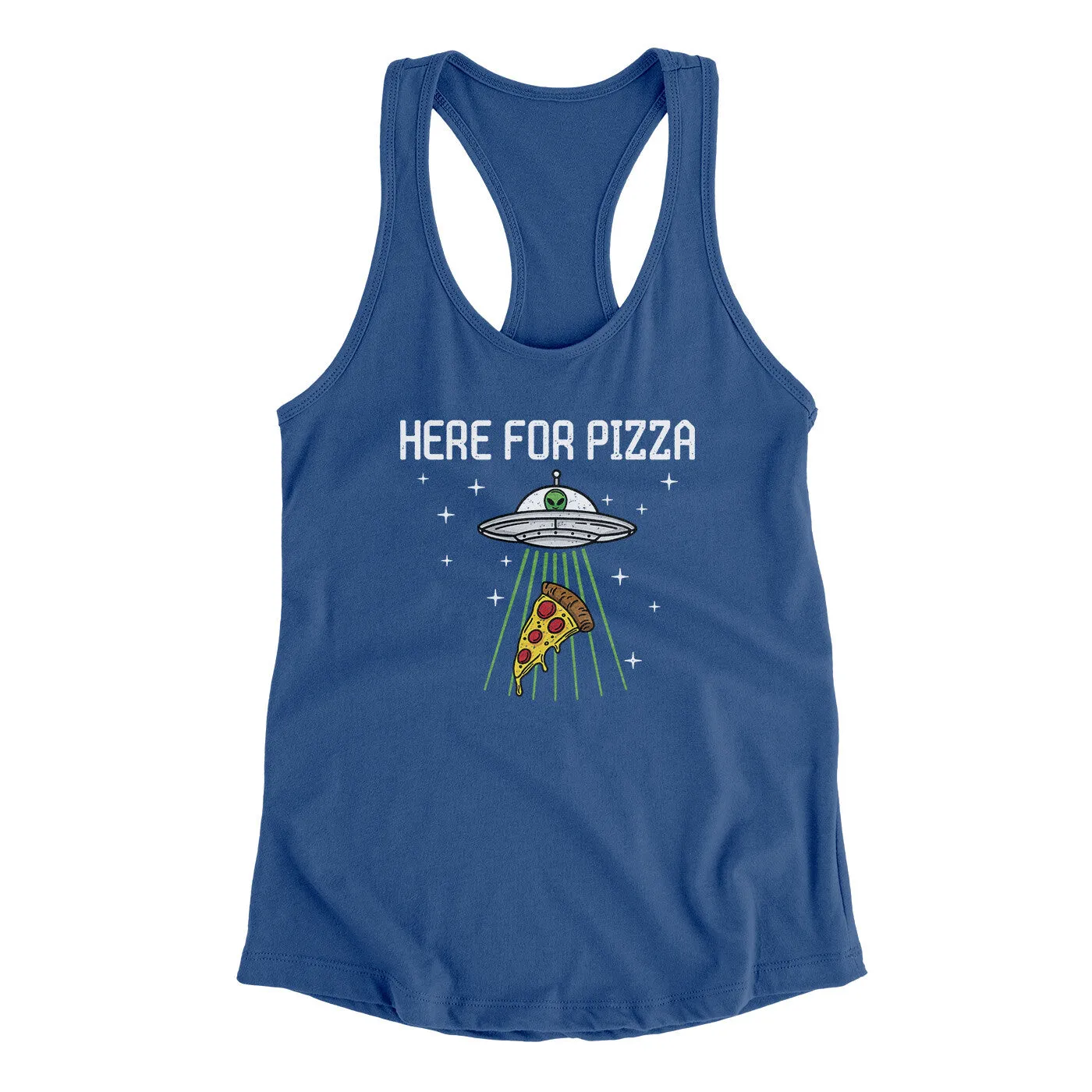 Here For The Pizza Women's Racerback Tank