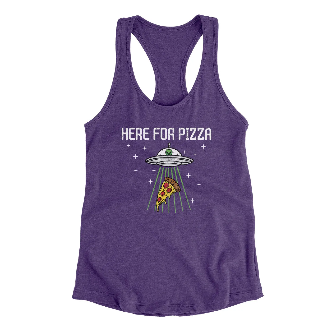 Here For The Pizza Women's Racerback Tank