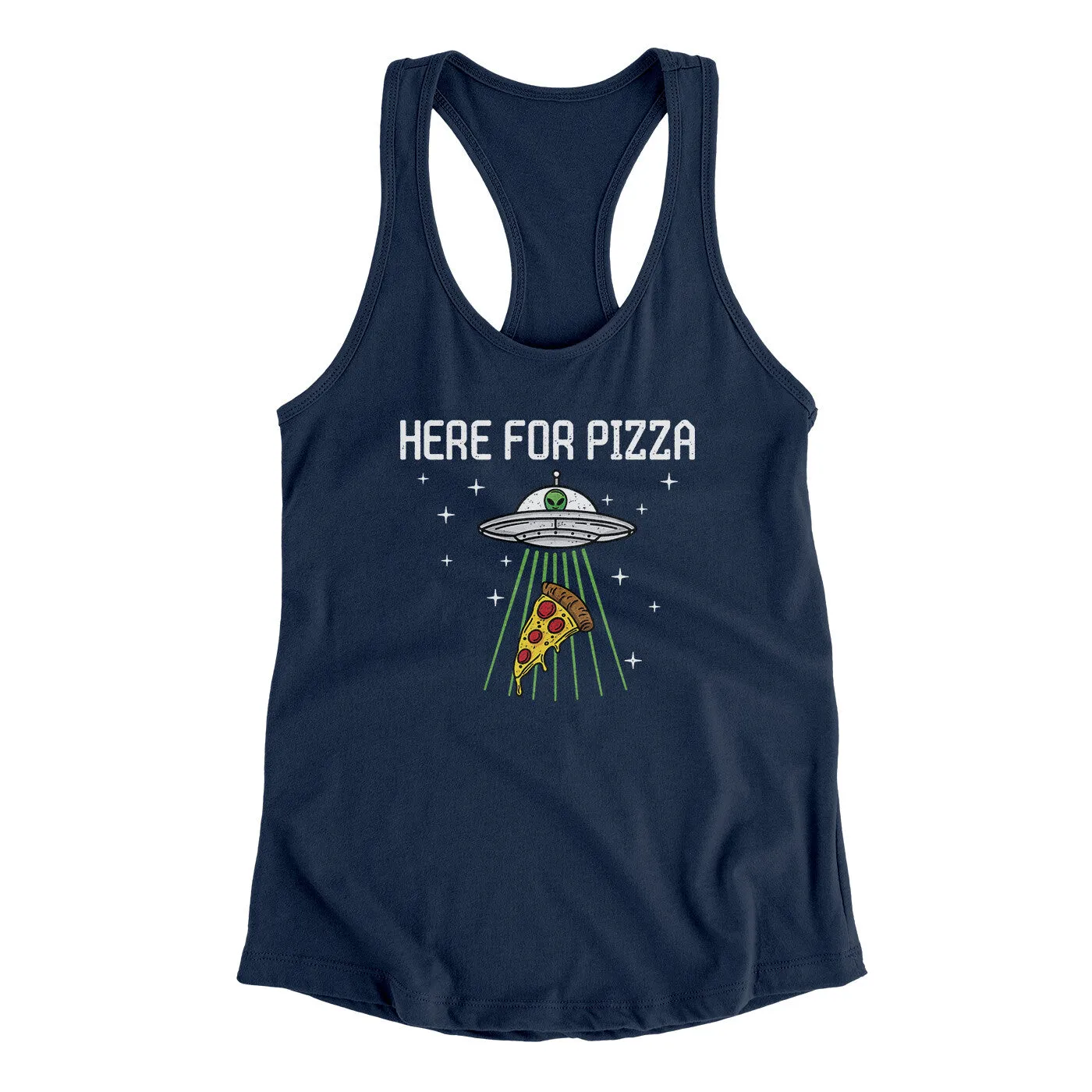 Here For The Pizza Women's Racerback Tank