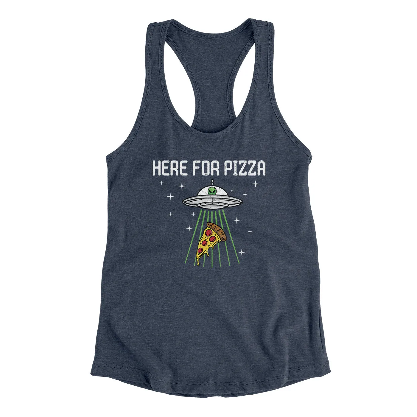Here For The Pizza Women's Racerback Tank