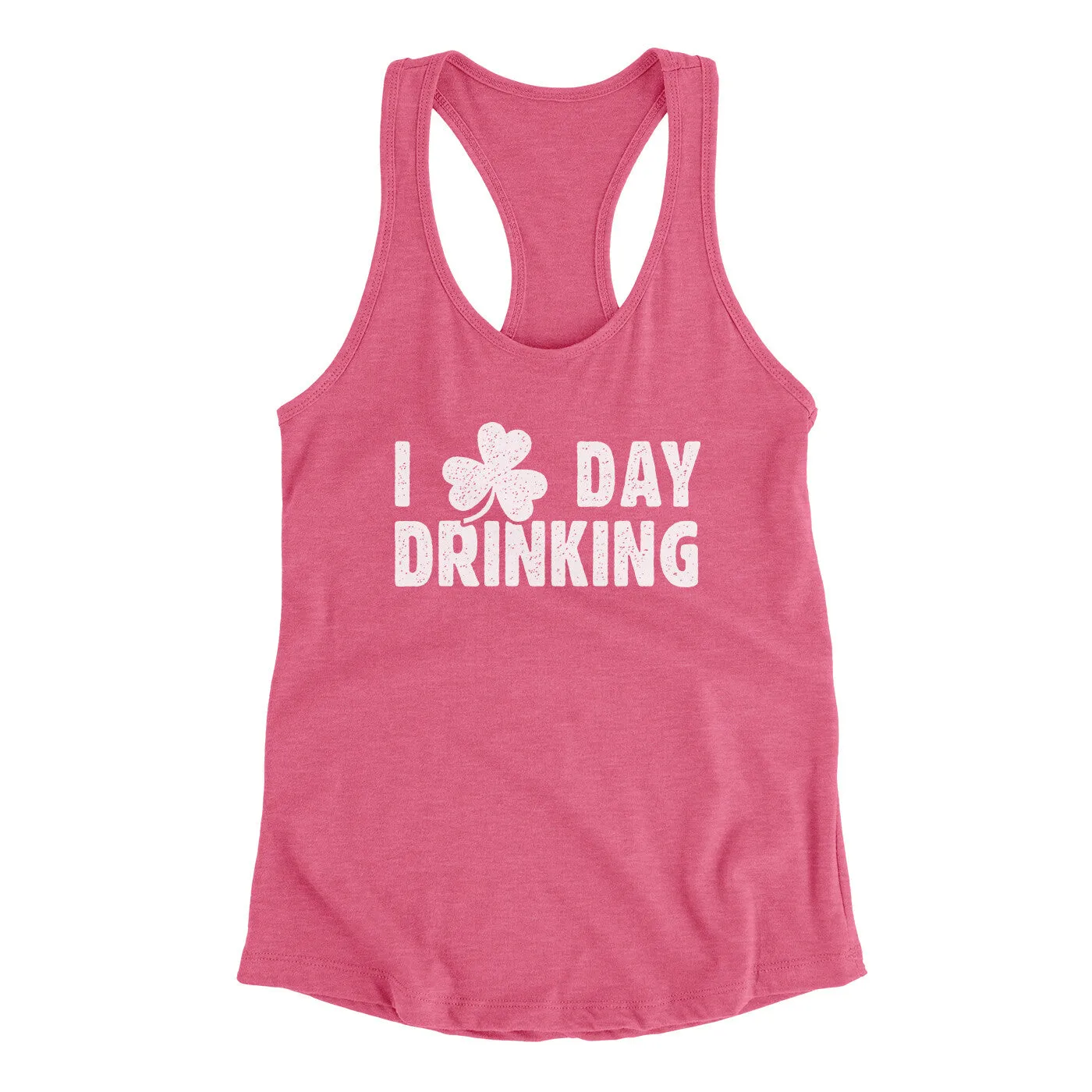 I Clover Day Drinking Women's Racerback Tank