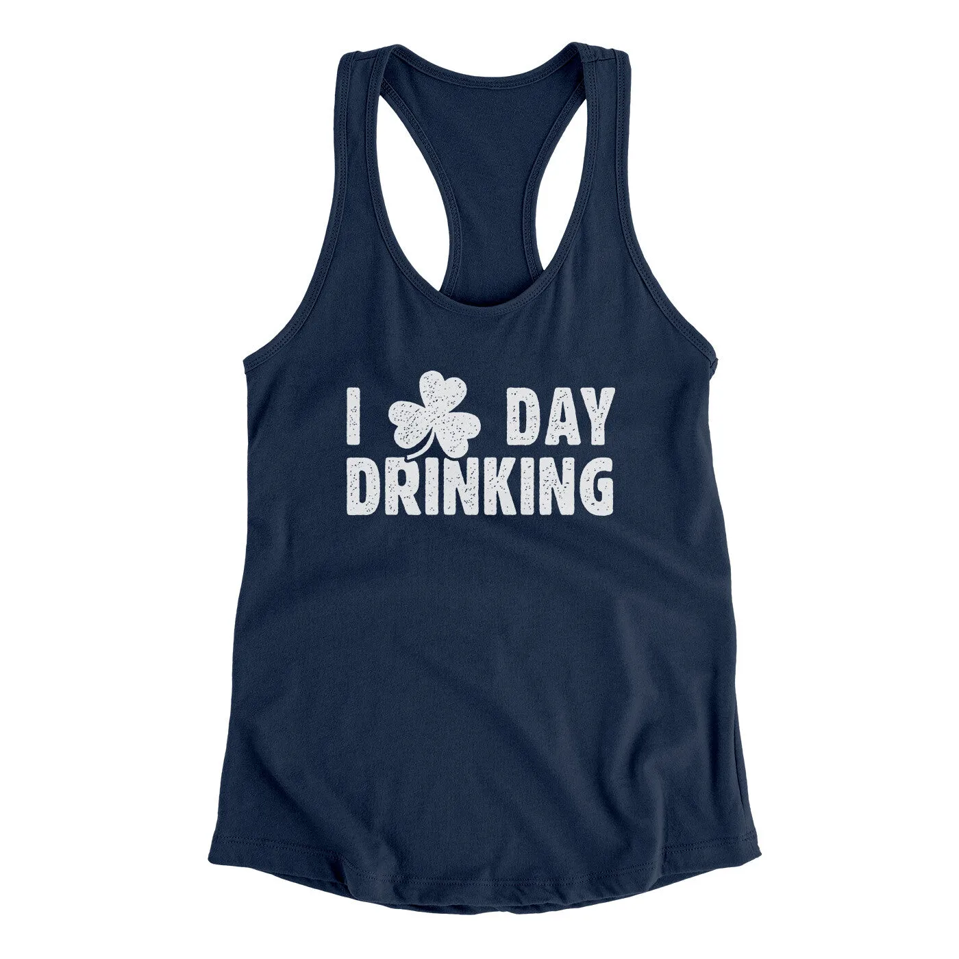 I Clover Day Drinking Women's Racerback Tank