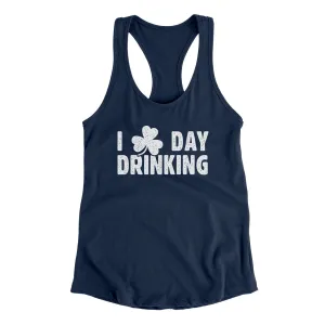 I Clover Day Drinking Women's Racerback Tank