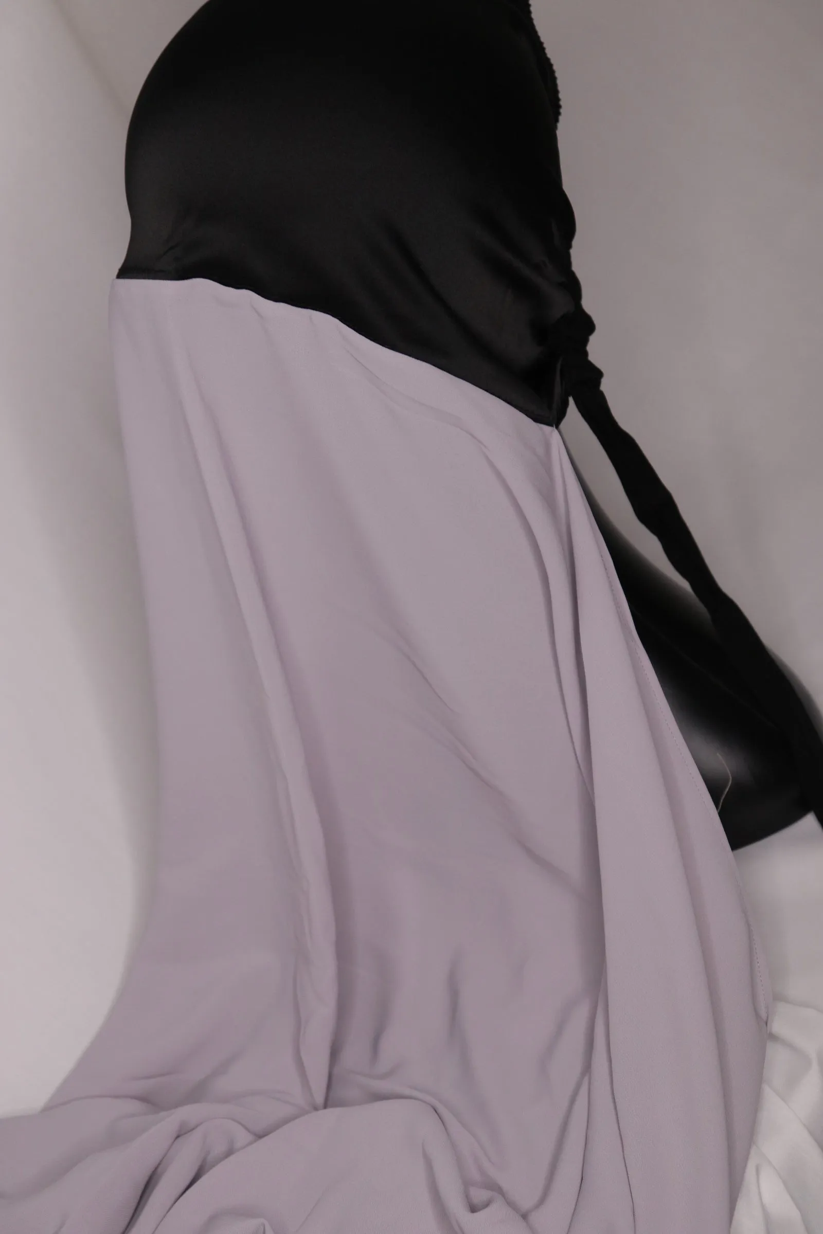 Instant Chiffon Hijab - Silver