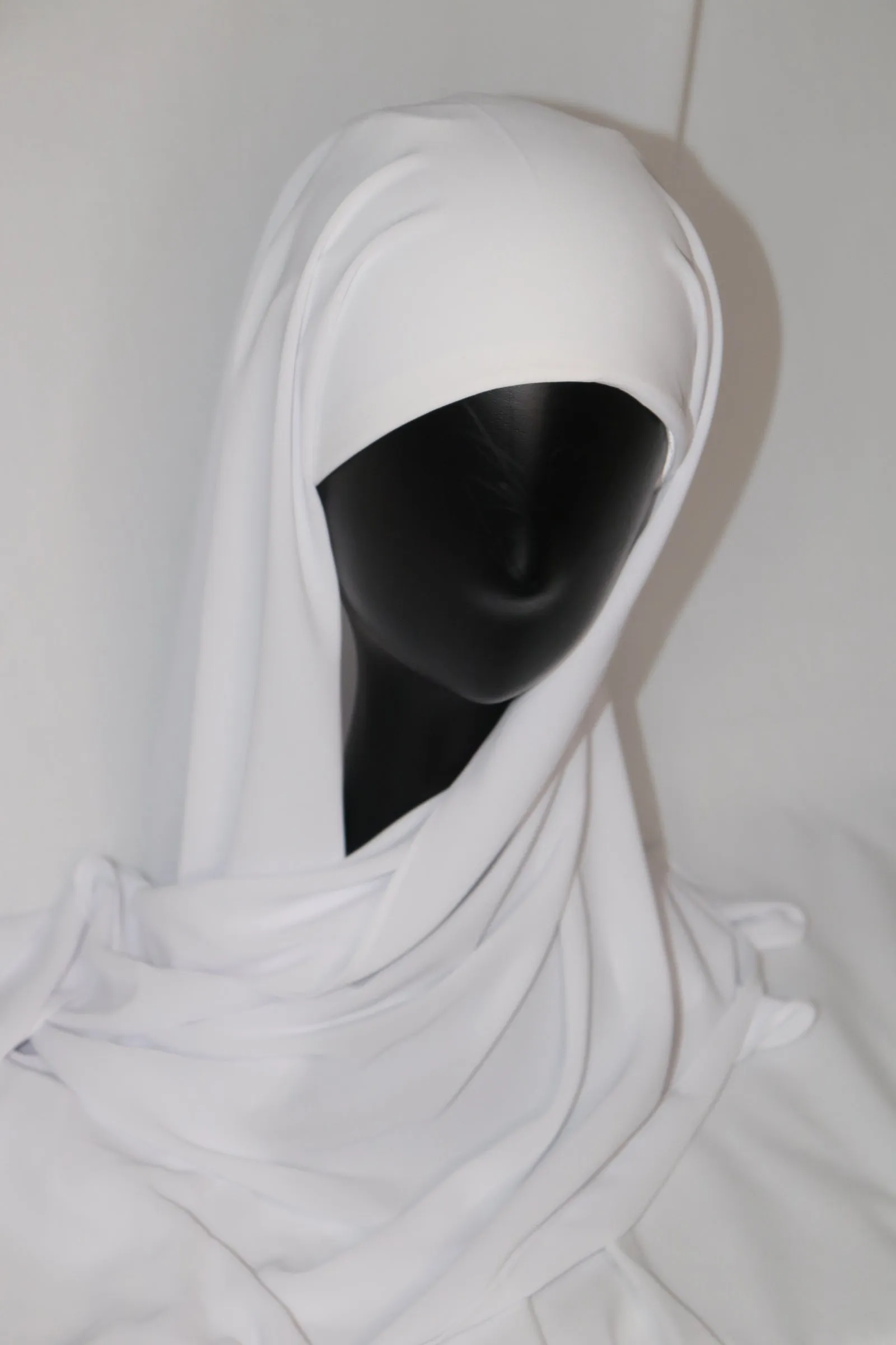 Instant Chiffon Hijab - White