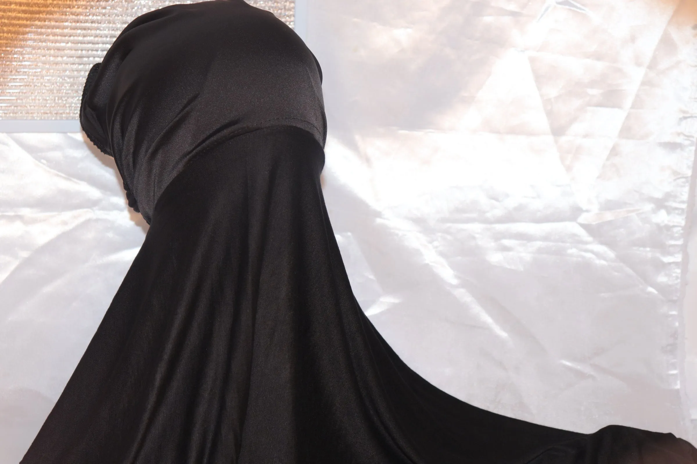 Instant Jersey Hijab - Black