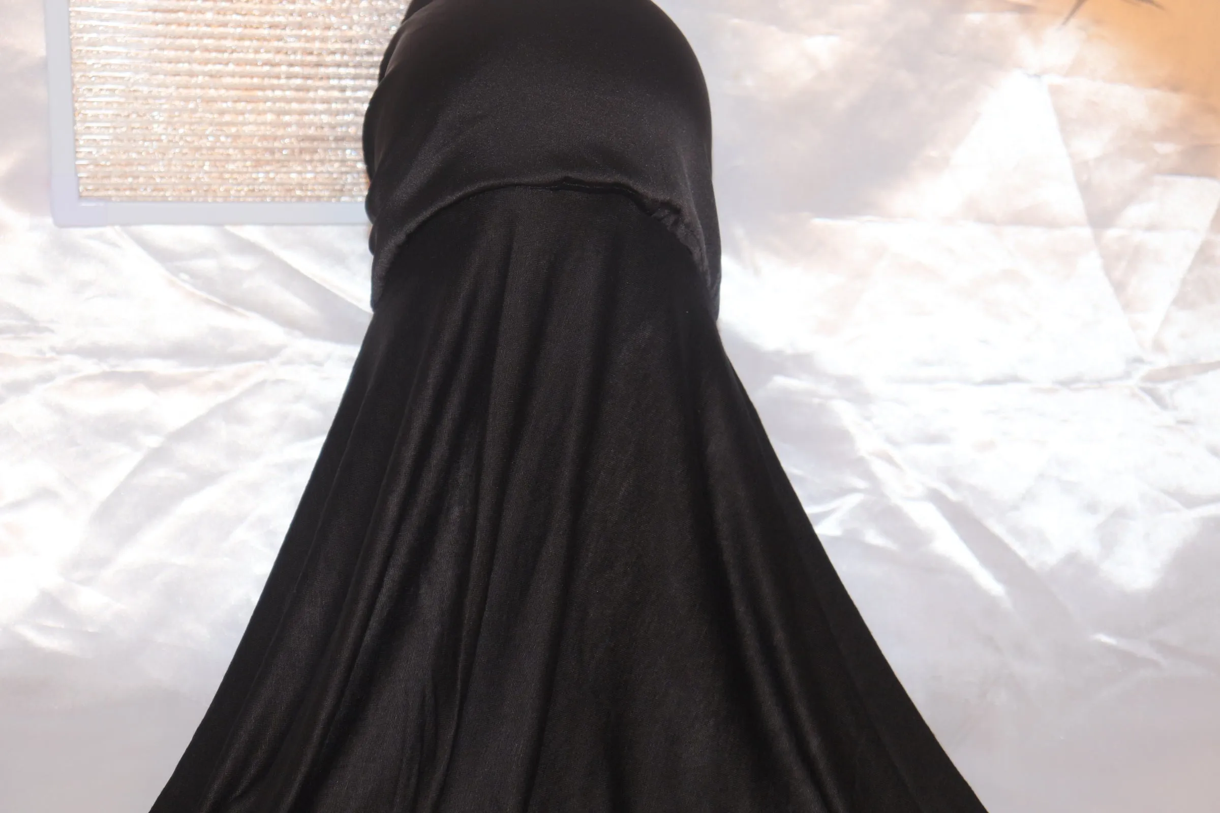 Instant Jersey Hijab - Black