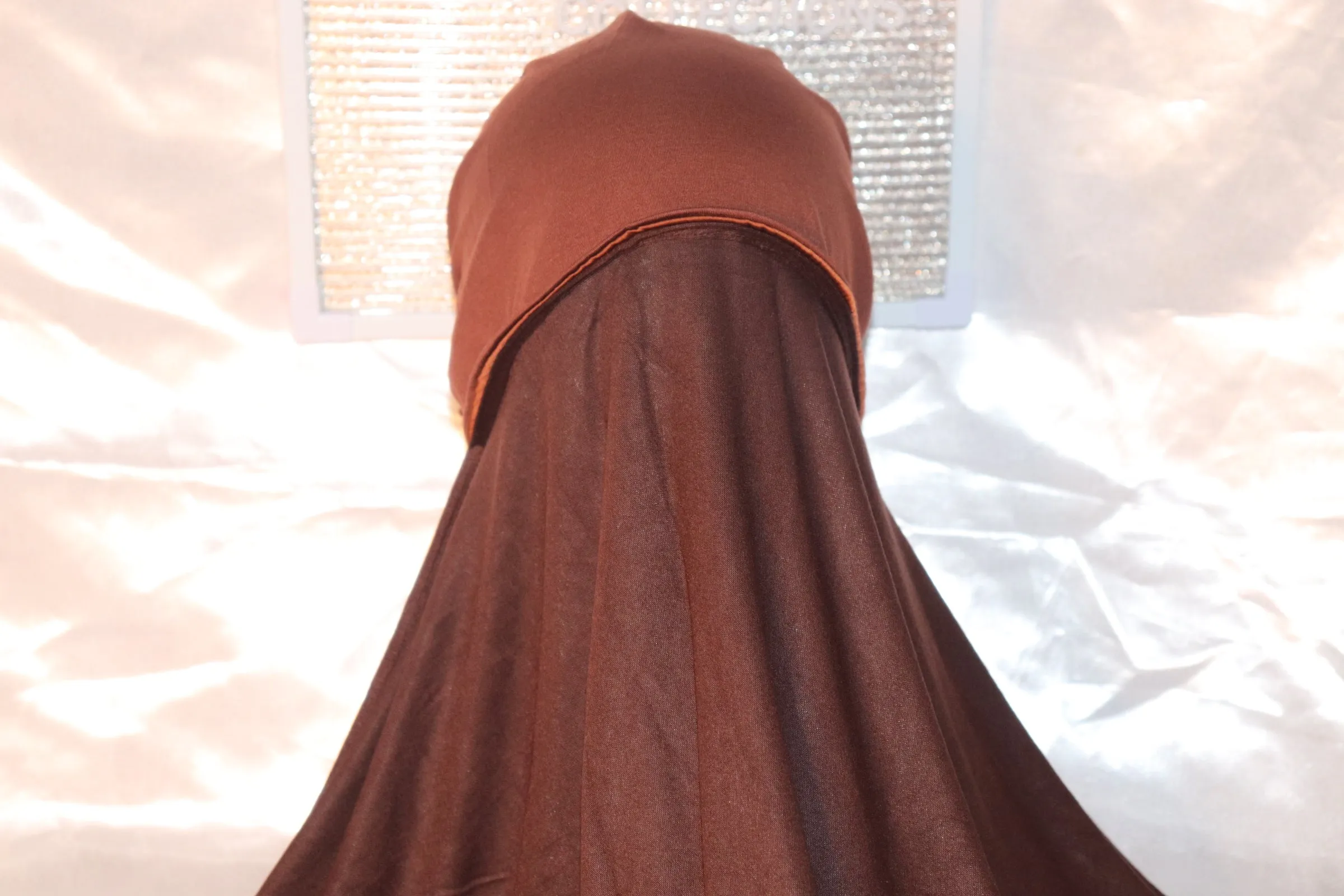 Instant Jersey Hijab - Chocolate