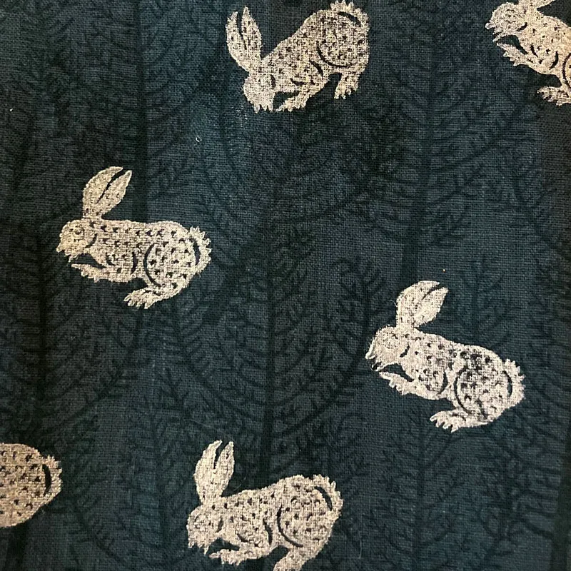 January Tea Towel - Snowshoe Hare