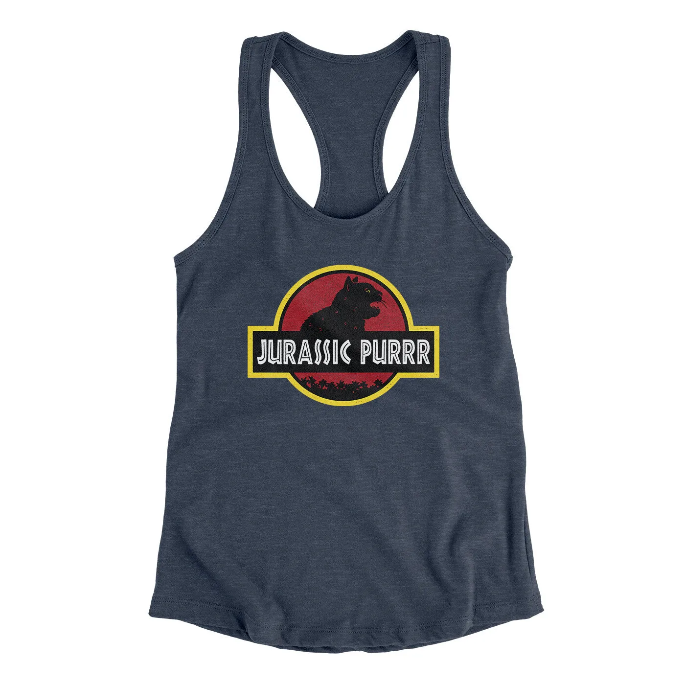 Jurassic Purr Women's Racerback Tank