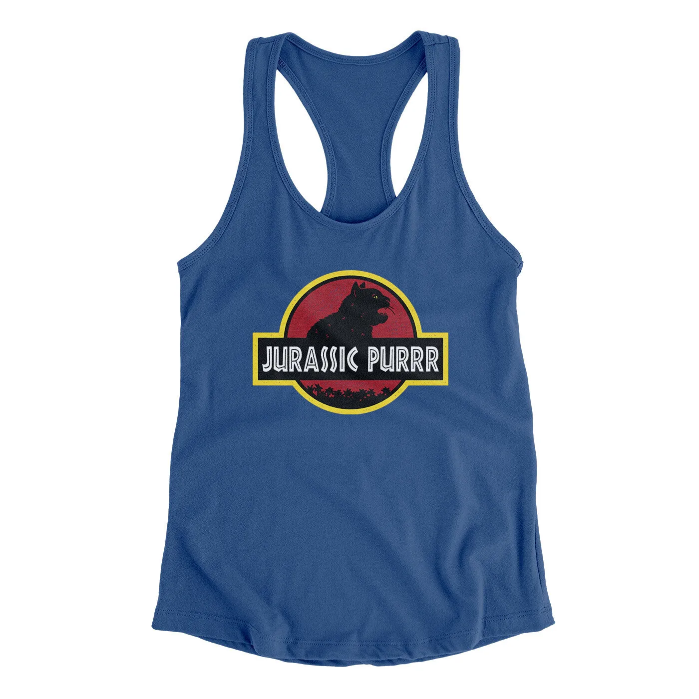 Jurassic Purr Women's Racerback Tank