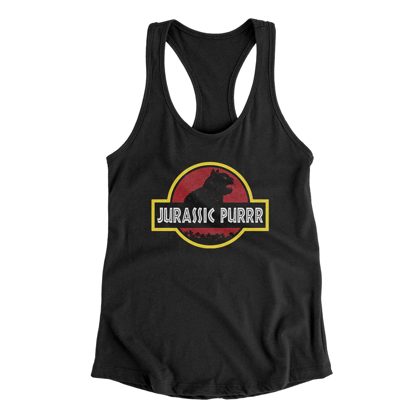 Jurassic Purr Women's Racerback Tank