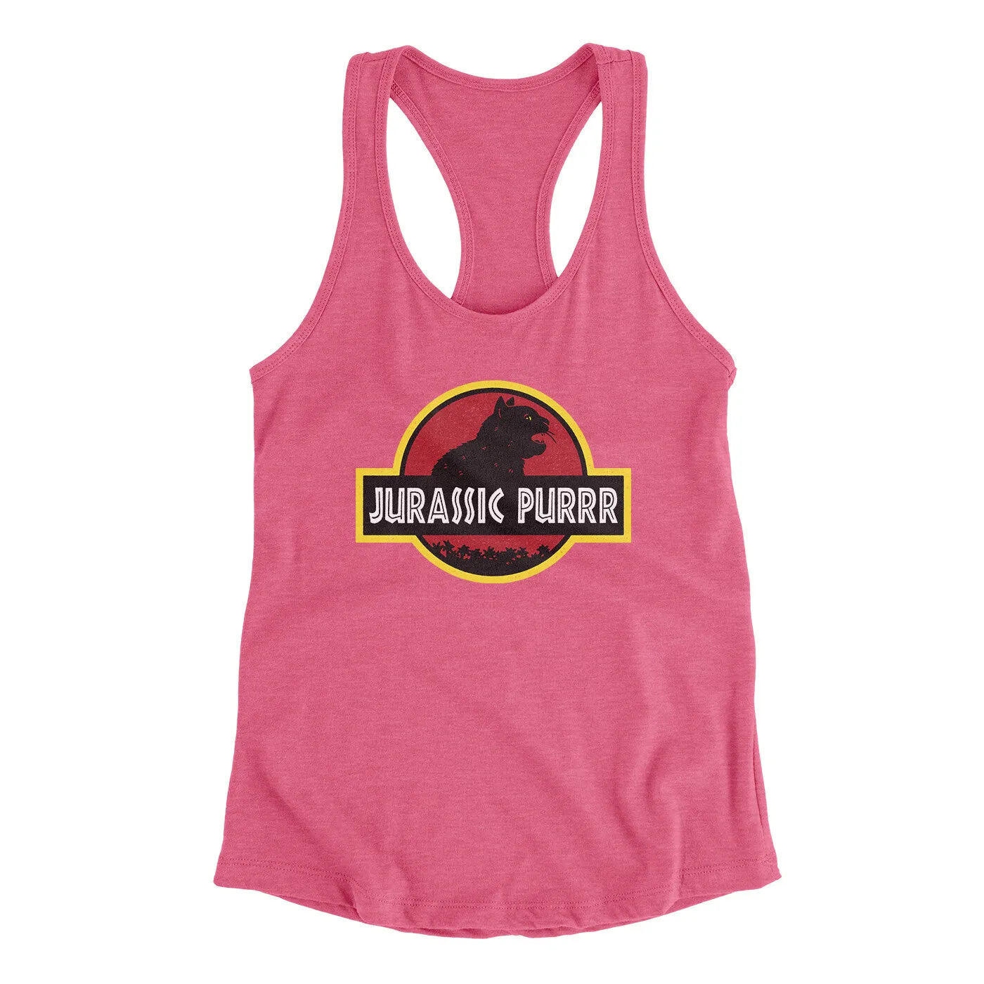 Jurassic Purr Women's Racerback Tank